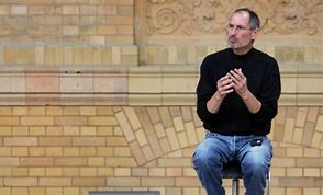 Image result for Steve Jobs Black Shirt