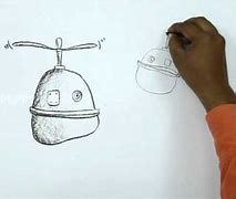 Image result for Flying Robot Drawing
