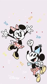 Image result for Aesthetic Cartoon Wallpaper Minnie Mouse