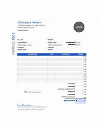 Image result for Free Itemized Invoice Template