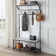 Image result for Entryway Wall Coat Rack with Shelf