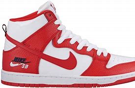 Image result for Nike Dunk High Retro Red