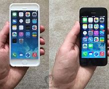 Image result for iPhone 6 vs 6 Plus Size