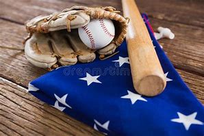 Image result for Baseball Bat American Flag