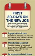 Image result for First 30 Days at New Job Essay