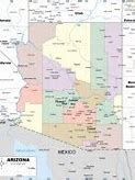 Image result for Arizona State Map Cities