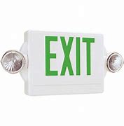 Image result for Combination Emergency Light and Exit Fixture