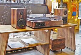 Image result for Record Player with Radio with Wi-Fi Connection