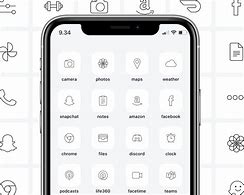 Image result for iPhone 14 Apps Printable White
