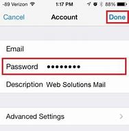 Image result for How to See Your Email Password On iPhone