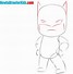 Image result for Drawing of a Cute Batman