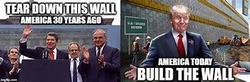 Image result for Tear Down the Wall Meme