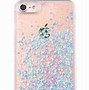 Image result for Blue Liquid Crystal Glitter iPhone Case