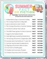 Image result for Free Printable Fact or Fiction