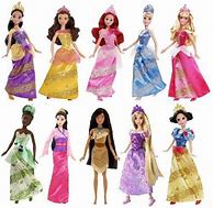 Image result for Disney Sparkling Princess Dolls Cindrella Doll