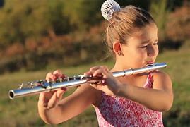 Image result for Funny Little Girl Playing Flute