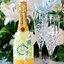 Image result for Champagne with Black Bottle White Flowers