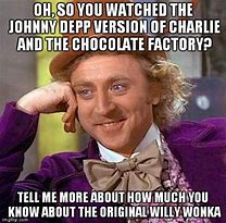 Image result for Old Willy Wonka Meme