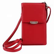 Image result for Red Cross Body Phone Bag
