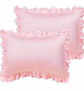 Image result for Frilly Red Pillowcase