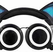 Image result for Cat Ear Headphones PNG