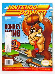 Image result for Donkey Kong Nintendo Power Magazine with Bannana