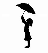 Image result for Silhouette Kids Under Umbrella