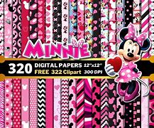 Image result for Minnie Mouse Digital Paper