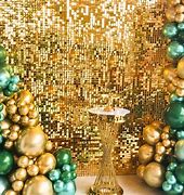 Image result for Gold Foil Wall Decoration