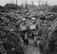 Image result for WW1 Muddy Trenches Colorized