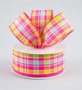 Image result for Pink Plaid Ribbon