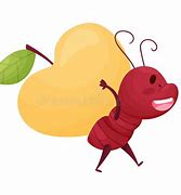 Image result for Ant Apple Cartoon