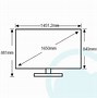 Image result for Samsung 65 Inch TV Dimensions