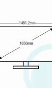 Image result for Samsung 65 Inch TV Dimensions