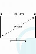 Image result for Samsung 65 TV Dimensions