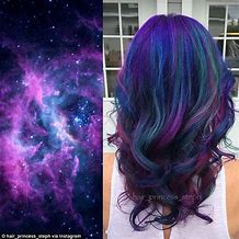 Image result for Galaxy Hair Coloring