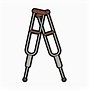 Image result for Elbow Crutches Clip Art