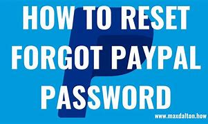 Image result for Forgot PayPal