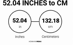 Image result for How Many Inches Is 52 Cm