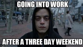 Image result for Tuesday Work Meme After 3-Day Weekend