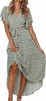 Image result for Amazon Women Summer Dresses with Sleeves