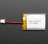 Image result for 3.7V Lithium Polymer Battery