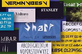 Image result for Fonts with Sharp Points