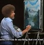 Image result for Bob Ross with 6 Pack