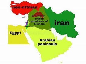 Image result for Middle East Borders Simple