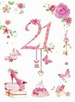 Image result for 21st Birthday Girl Art