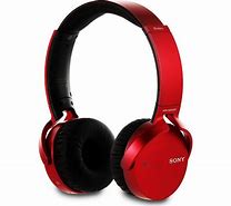 Image result for Sony Headphones Red and Black