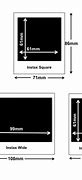 Image result for Instax Size Comparison
