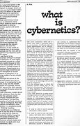 Image result for Study Cybernetics