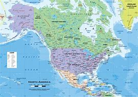 Image result for North America Globe Map